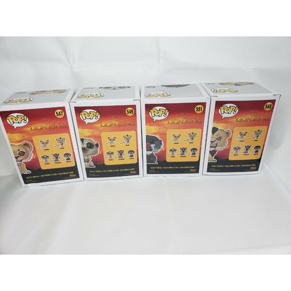 Lion King Funko Pop Bundle - Rafiki, Scar, Timon, Simba - Picture 6 of 10